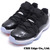 NIKE AIR JORDAN 11 RETRO LOW BLACK/INFRARED 23-PURE PLATINUM 528895-023画像