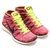 NIKE WMNS FREE FLYKNIT CHUKKA PRM QS BLACK/VOLT-HYPER PUNCH 646697-007画像