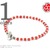 SunKu White Heart & Silver Beads Bracelet SK-037画像