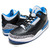 NIKE AIR JORDAN 3 RETRO BLACK/SPORT BLUE-WOLF GREY 136064-007画像