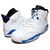 NIKE AIR JORDAN 6 RETRO "Sport Blue" wht/sport blu-blk 384664-107画像