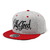 SILLY GOOD PLAIN HEATHER SNAP BACK CAP (RED&times;H.GRAY) SG14-AU1CP03画像