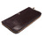 GLENROYAL BRIDLE LEATHER ZIP AROUND LONG PURSE cigar画像