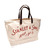 STANLEY & SONS STANDARD LOGO TOTE(S) MADE IN U.S.A./natural x red画像