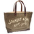 STANLEY & SONS STANDARD LOGO TOTE(L) MADE IN U.S.A./olive x natural画像