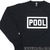 the POOL aoyama FPAR CREW NECK SWEAT BLACK画像