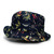 FITTED HAWAII VANQUISH BUCKET HAT BLACKxMULTI FTH018画像