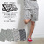 SILLY GOOD THIN BORDER SHORTS SG15-SP1PT03画像