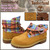 Timberland Junior ROLL TOP Wheat with Plaid 1994A画像