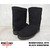 MINNETONKA SHORT PUG BOOT #3579 BLACK SHEEPSKIN画像