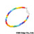 THE BINGO BROTHERS カラフルビーズブレスレット 太 RAINBOW画像
