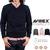 AVIREX V NECK COTTON SWEATER 6154023画像