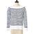 Letroyes SERGE-BASQUE KNIT STRIPE Latte x Marine LT901-ES02画像