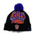 NEW ERA NEW YORK KNICKS KNIT BEANIE BLACKxROYAL NENYK194画像