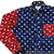 A BATHING APE ABC DOT CRAZY BD SHIRT MULTI 1B30-131-019画像