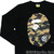 A BATHING APE 1ST CAMO BIG APE HEAD LONG SLEEVE TEE 1B30-111-015画像