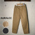 AURALEE FINX BUGGY SATIN SLACKS画像
