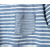 REMI RELIEF ポケット配色ハイゲージインディゴ天竺太ボーダーTシャツ RN1516-9063画像