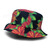 FITTED HAWAII HOME GROWN BUCKET HAT BLACKxMULTI FTH004画像