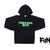 FUN YOKOHAMA BOYS PULLOVER PARKA BLACKxGREEN画像