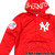 Supreme × New York Yankees × '47 Brand Satin Hooded Coaches Jacket RED画像
