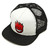 SPITFIRE Bighead Fill Trucker Black/Red-Fillprint画像