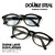 DOUBLE STEAL SMOKE LENS SUNGLASSES 452-90206画像