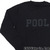 the POOL aoyama POOL SWEAT PULLOVER BLACK画像