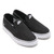NIKE WMNS TOKI SLIP CANVAS BLACK/WHITE 724770-010画像