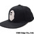 A BATHING APE APE HEAD SNAP BACK CAP BLACK 1B30-180-004画像