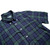 GITMAN VINTAGE S/S REGULAR FIT B.D. BLACKWATCH SHIRTS/navy x green画像