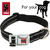 CHROME MINI BUCKLE DOG COLLAR AC123BK00画像