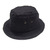 Hanna Hats LINEN PORKPIE HAT/black画像