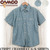 CAMCO S/S STRIPE CHAMBRAY SHIRTS画像