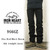 IRON HEART 21oz REAL BLACK DENIM SLIM STRAIGHT 9666Z画像