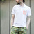 PROJECT SR'ES Tree Another Fabric Pocket S/S Polo KNT01115画像