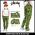 STUSSY Camo Pull Up Beach Pant 116235画像