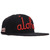 ALOHA ARMY ALOHA SCRIPT SNAPBACK BLACK ALA017画像