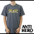 ANTIHERO Eagle tee Charcoal画像