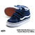 VANS Sk8-Mid Reissue V Patriot Blue/True White VN-018W1IZ画像