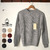 INVERALLAN Crew Neck Flat Stitch 2.5G Heavy Weight Sheatland画像