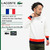 LACOSTE AH3112 Cotton Bicolor Crew Neck Knit Sweater MADE IN FRANCE画像