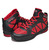 AND1 BEAST MID blk/varsity red/silver D1057MBRS画像