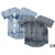 DOPE BLEACHED DENIM BASEBALL JERSEY画像