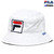 FILA &times; atmos REVERSIBLE BUCKET HAT WHITE/PEAC/PEAC LA153PY6-100画像
