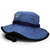 Mitchell & Ness CHARLOTTE HORNETS DENIM PRINTED BOONIE BUCKET HAT BLUE LVMNCRH027画像