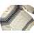 INVERALLAN #113018 SHETLAND JACQUARD CREWNECK 2TONE SWEATER/cream x navy画像
