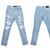 RUSTIC DIME DENIM RIPPED TAPER FIT SKINNY SAINT VERNON画像