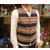 YEALOW BORDER BLANKET VEST 31323画像