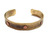 STUDEBAKER METALS 3 RIVET BRASS CUFF BRACELET画像